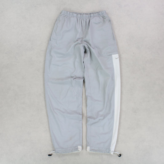 RARE 00s Nike Trackpants Grey - (S)