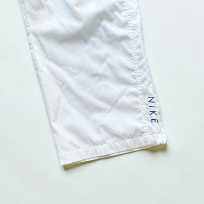 RARE 1990s Baggy Nike Trackpants White - (L)