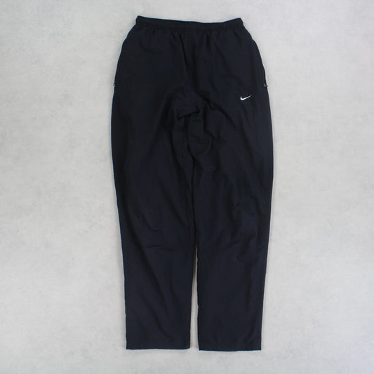 RARE 00s Nike Trackpants Black - (S)