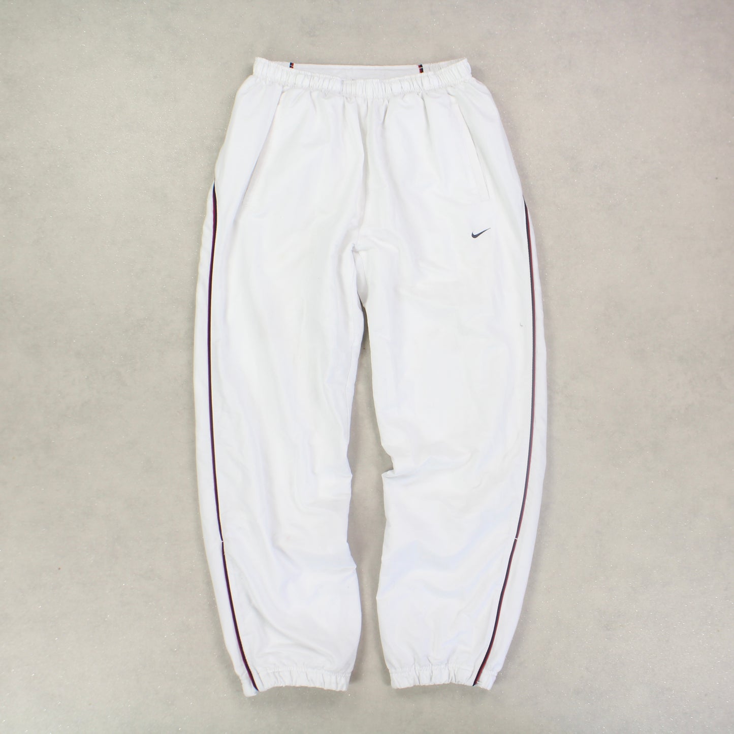 SUPER RARE 00s Nike Trackpants White - (M)