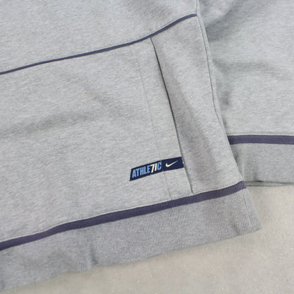 RARE 2000s Nike ‘Just Do It’ Hoodie Grey - (S)