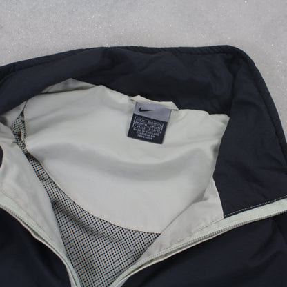 RARE 2000s Nike Track Jacket Grey - (M)