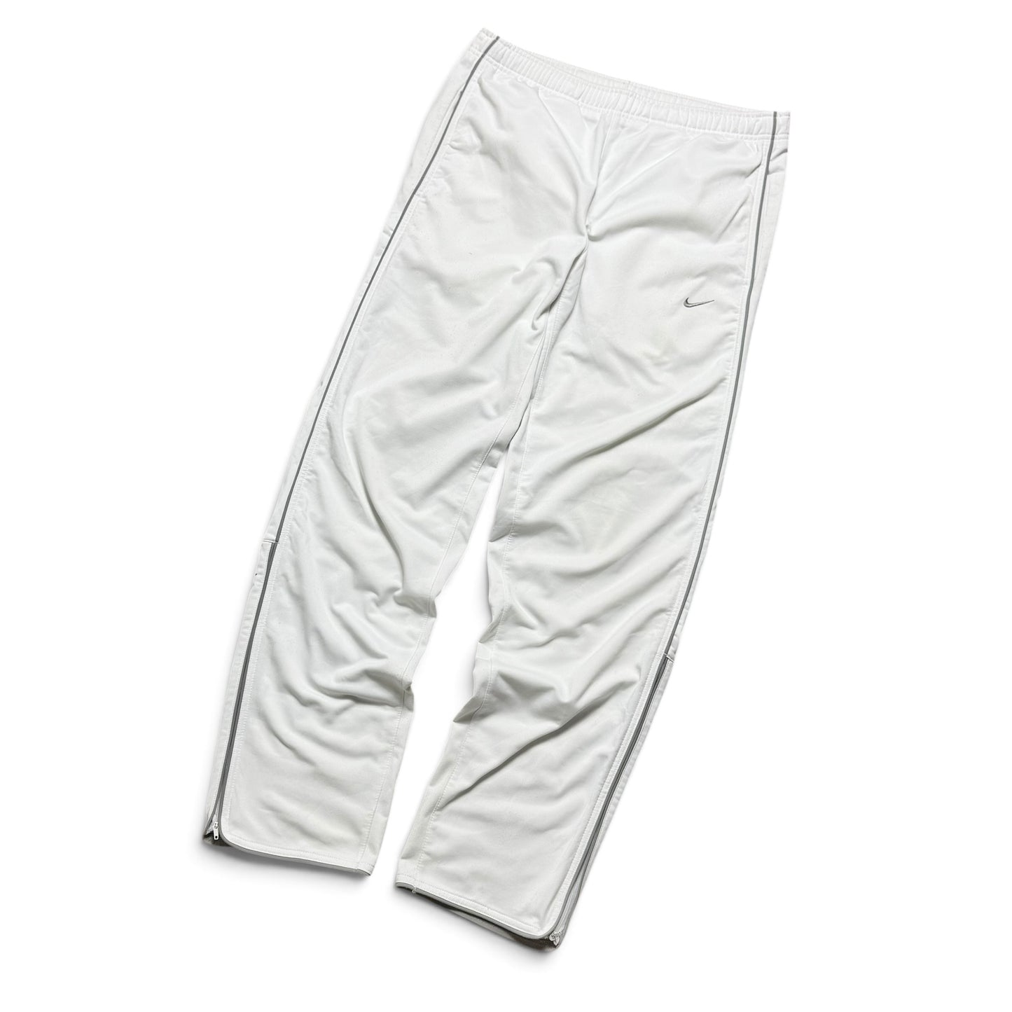 2000s Nike Trackpants White - (S)