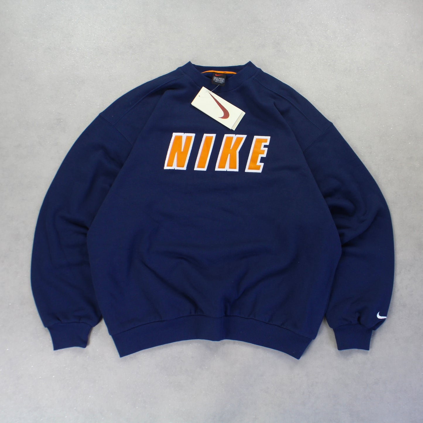SUPER RARE 1990s Nike Sweatshirt Navy BRAND NEW - (XL)