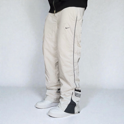 RARE 2000s Nike Trackpants White - (S)