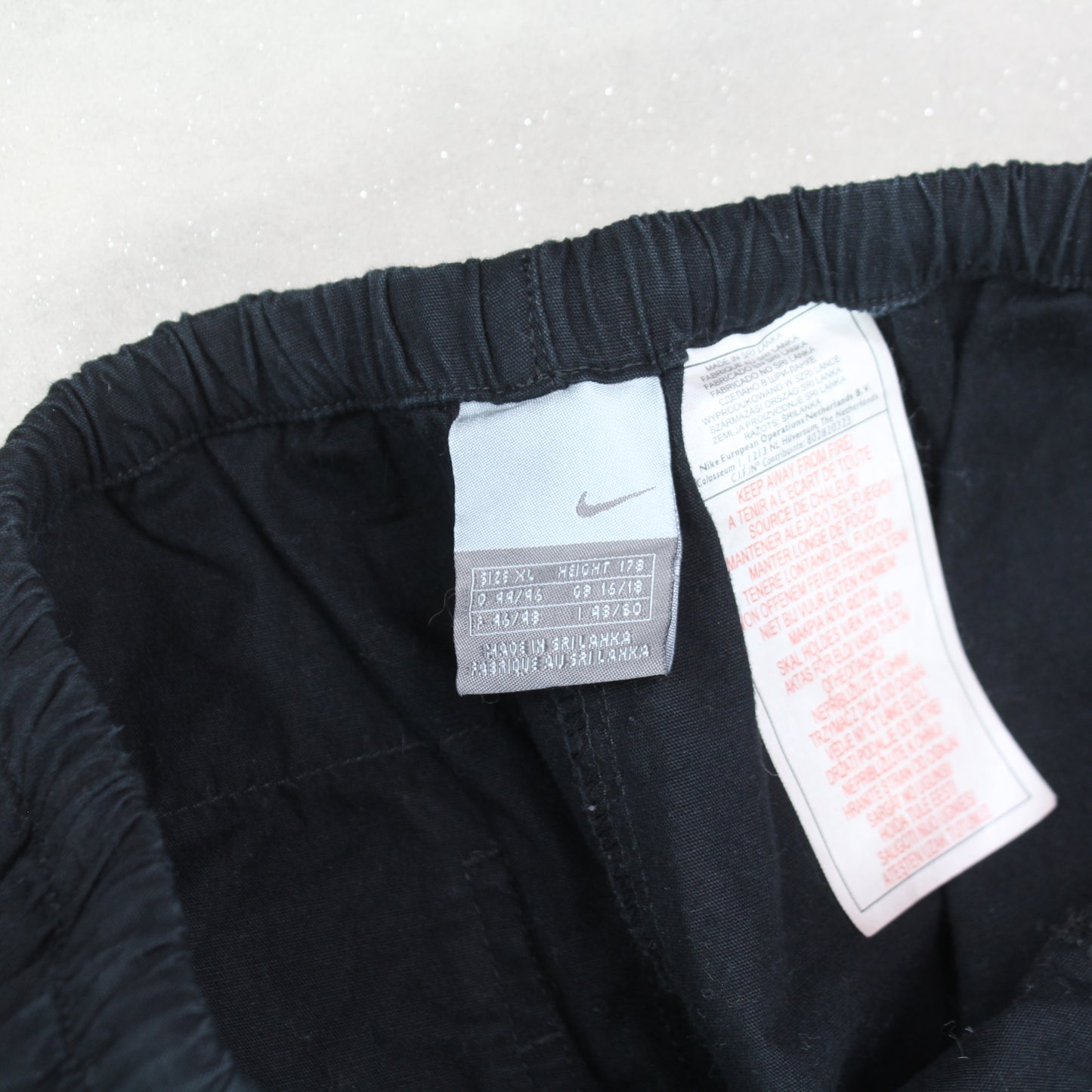 RARE Vintage 00s Nike Cargo Pants Black - (L)