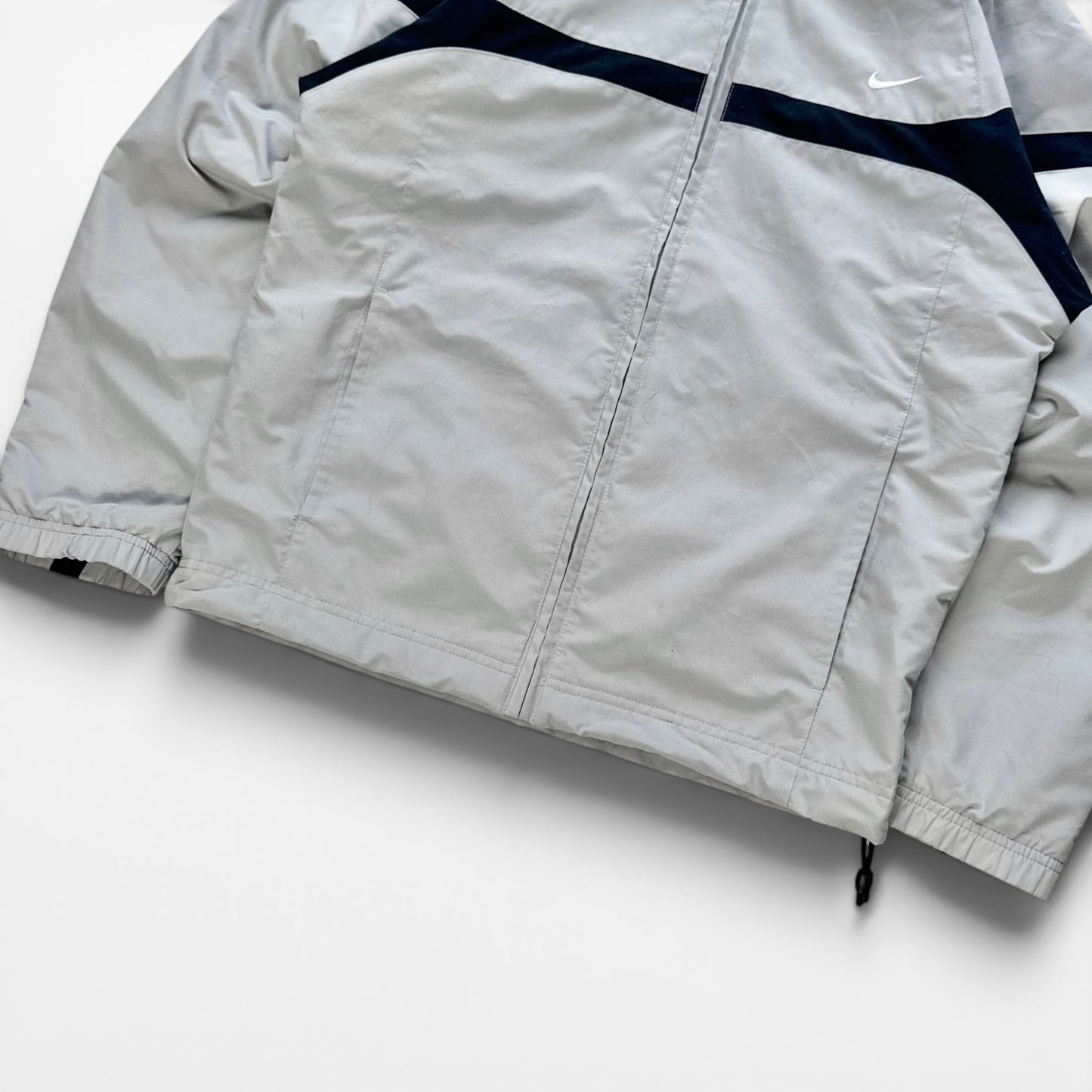 RARE 2000s Nike Track Jacket Grey - (S)