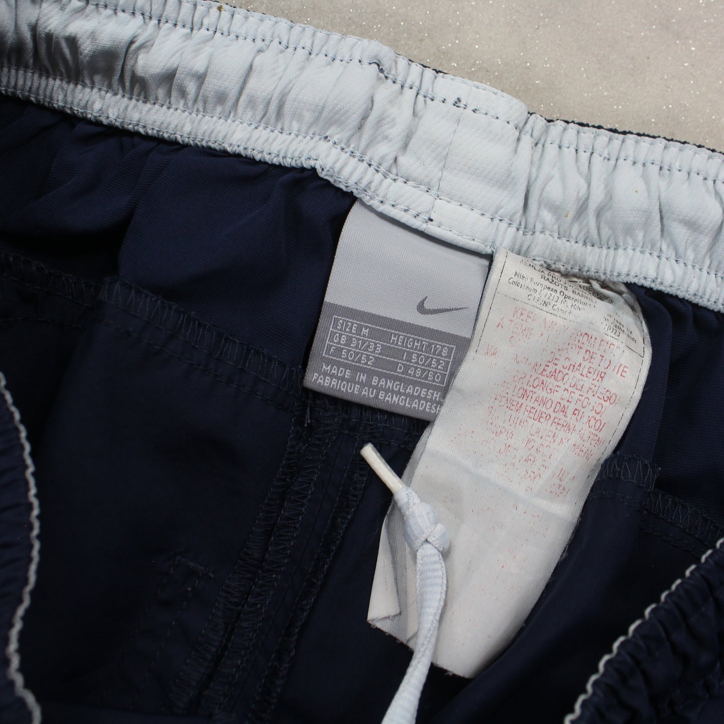 SUPER RARE 2000s Nike Trackpants Navy - (S)