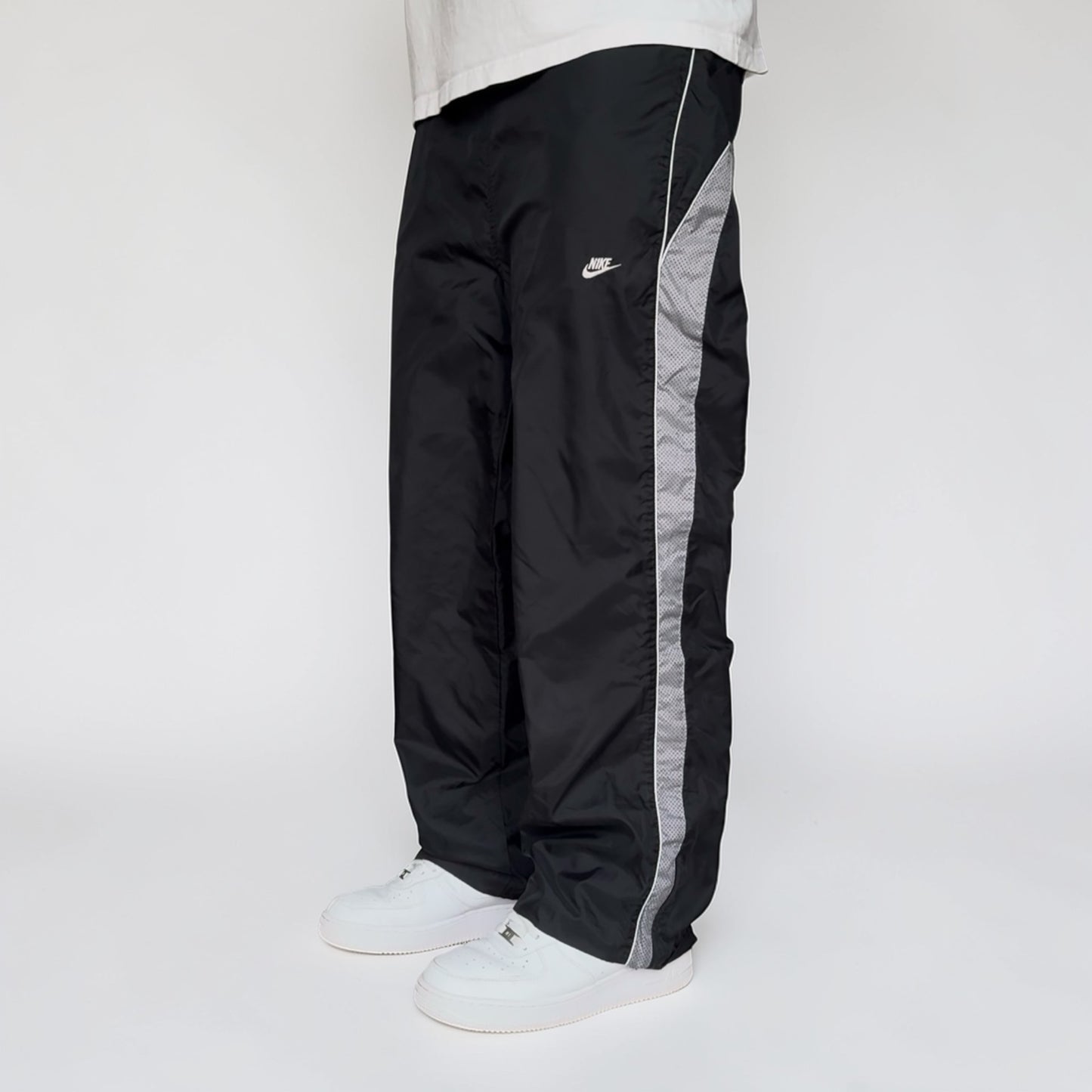 RARE 2000s Nike Trackpants Black - (L)