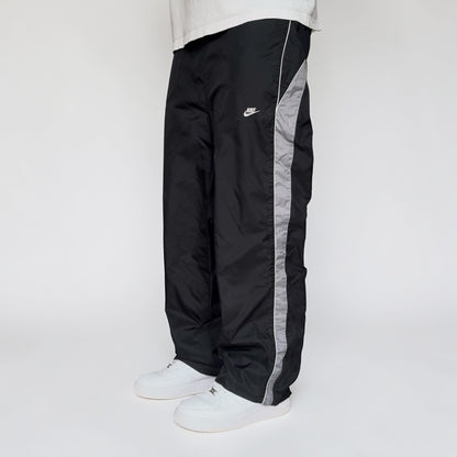 RARE 2000s Nike Trackpants Black - (L)
