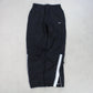 RARE Vintage 00s Nike Trackpants Black - (S)