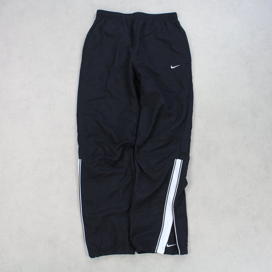 RARE Vintage 00s Nike Trackpants Black - (S)