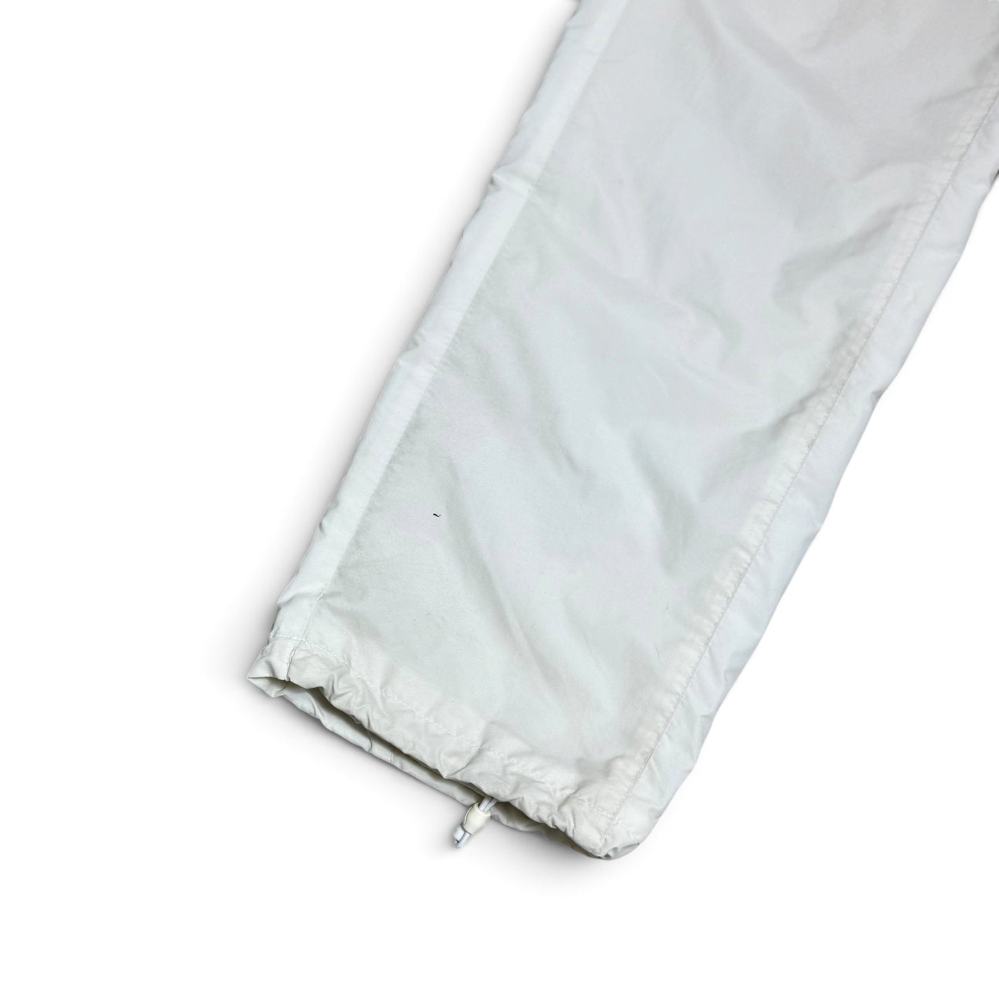 VERY RARE 2000s Nike Hex Trackpants White *PREMIUM* - (S)