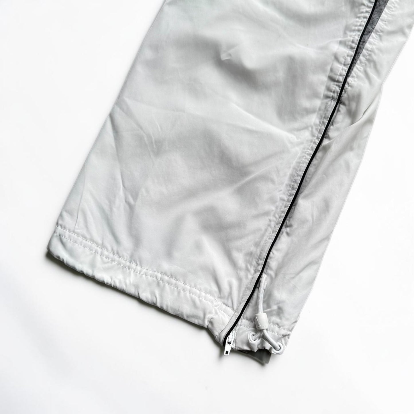 SUPER RARE 2000s Nike Trackpants White *PREMIUM* - (L)