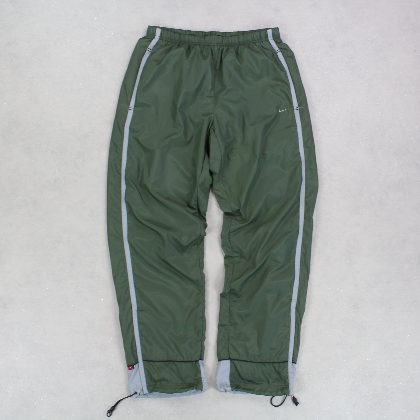 RARE 00s Nike Trackpants Green - (L)