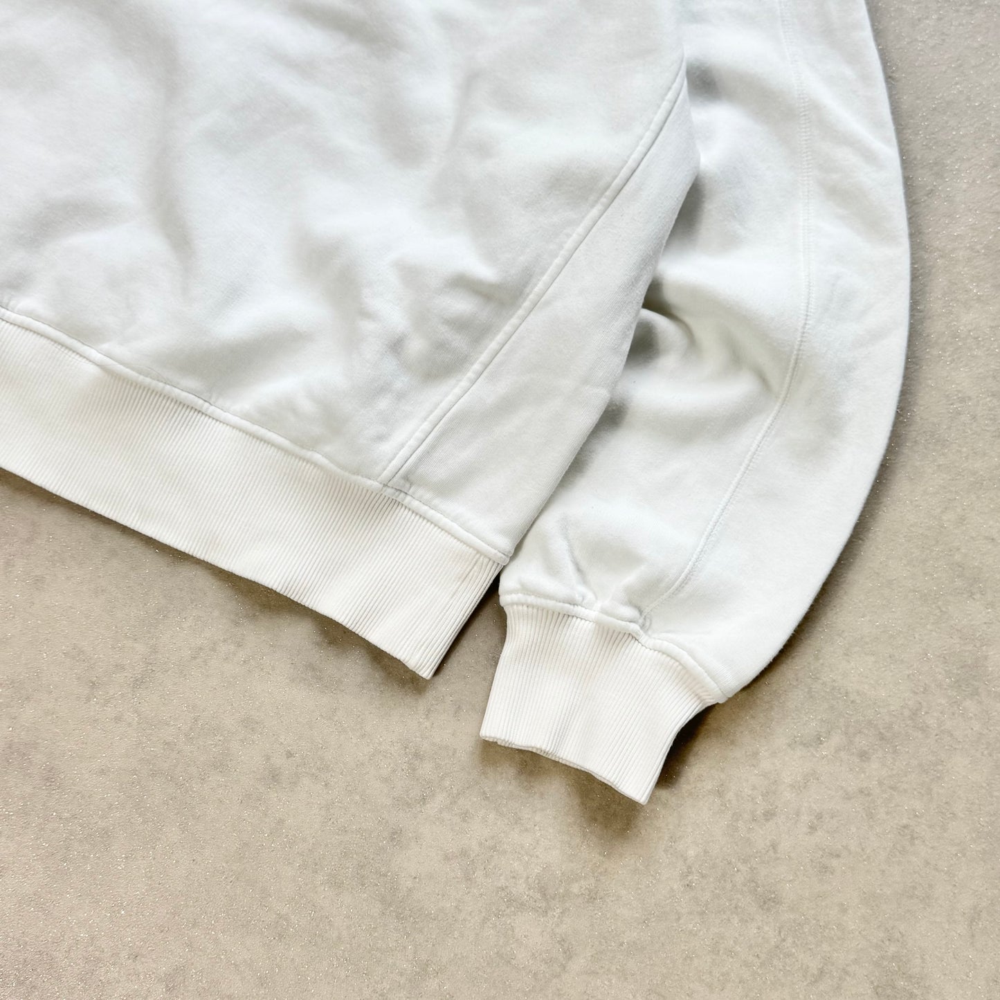 RARE 2000s Nike Swoosh Sweatshirt White - (L)