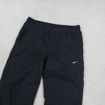 RARE 00s Nike Trackpants Black - (S)