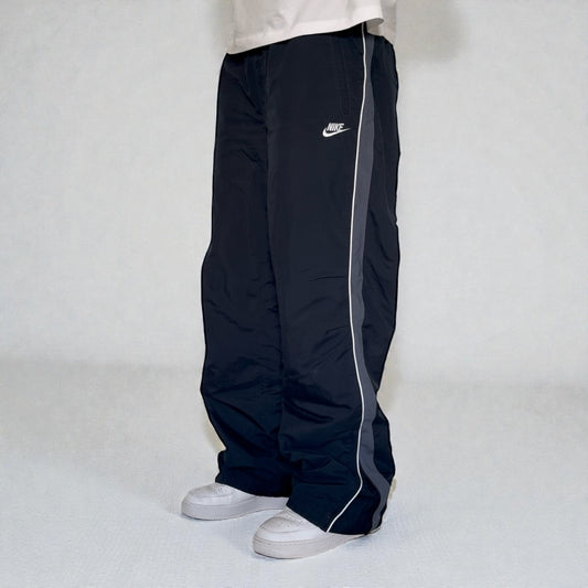 RARE 2000s Baggy Nike Trackpants Navy - (XL)