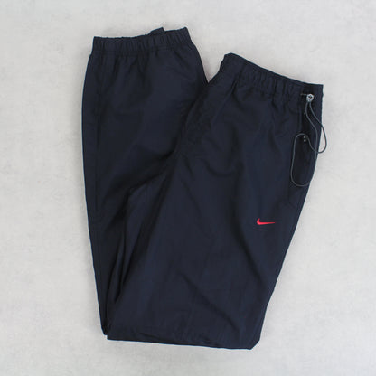 RARE Vintage 00s Nike Trackpants Black - (L)