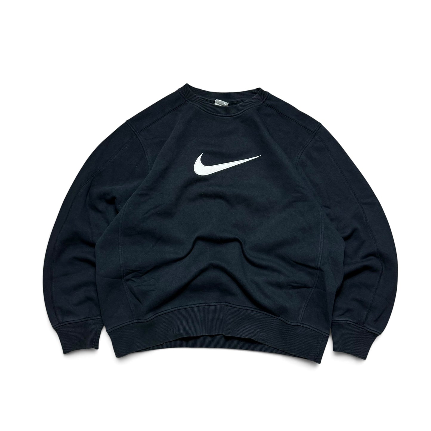 RARE 2000s Nike Sweatshirt Black - (XL)