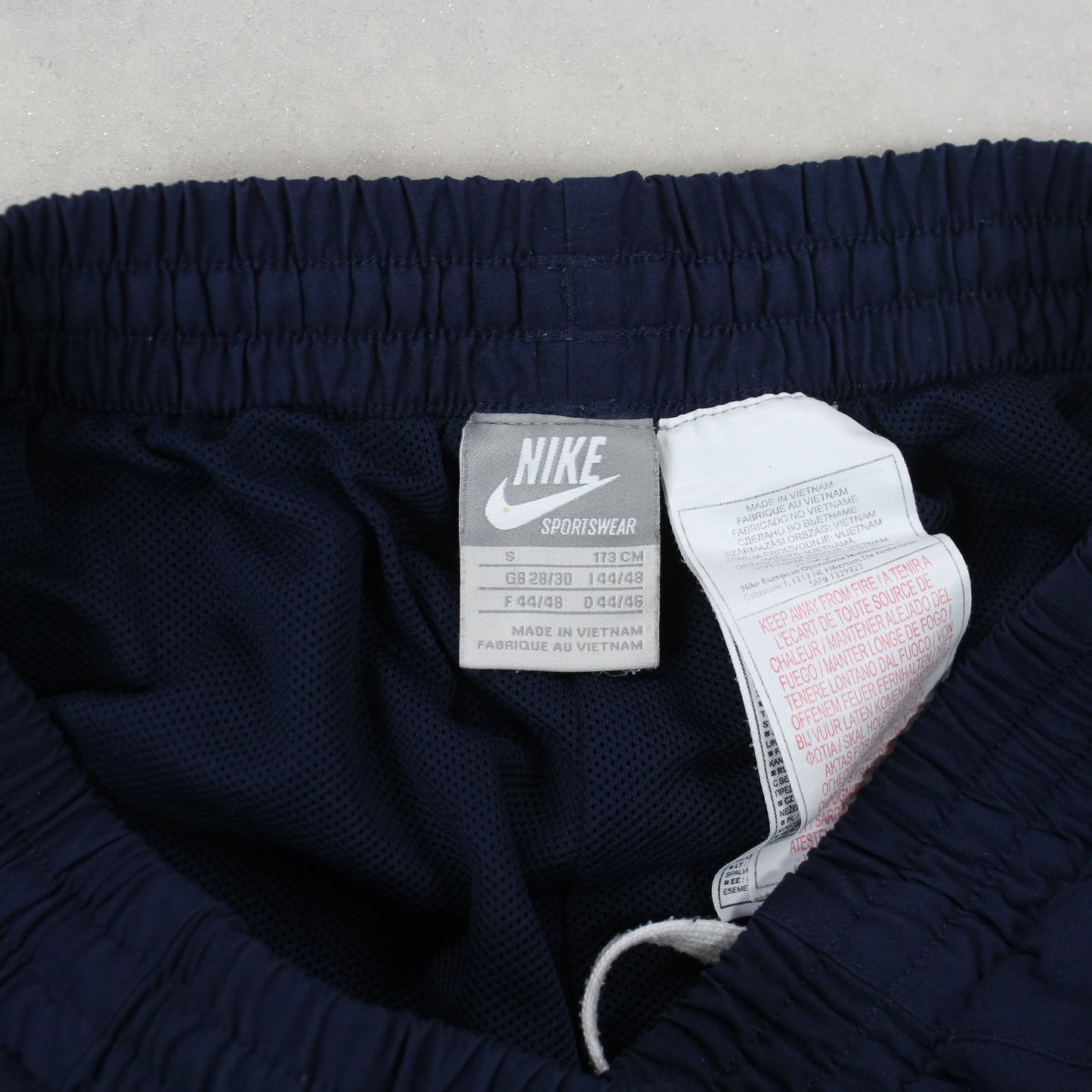 RARE Vintage 00s Nike Trackpants Navy - (S)