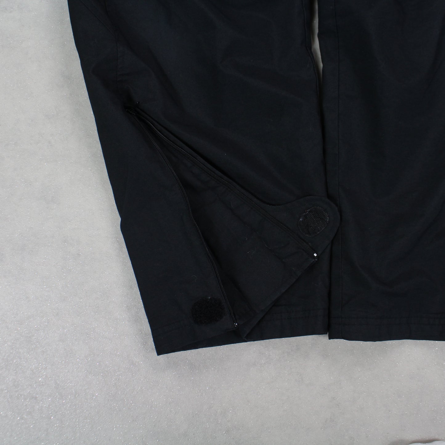 RARE 00s Baggy Nike Trackpants Black - (S)