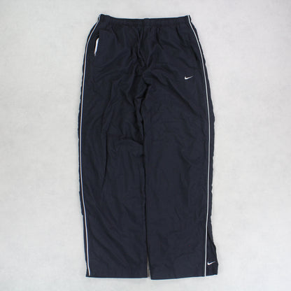 RARE Vintage 00s Nike Trackpants Black - (L)