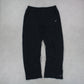 SUPER RARE 00s Nike Trackpants Black - (L)