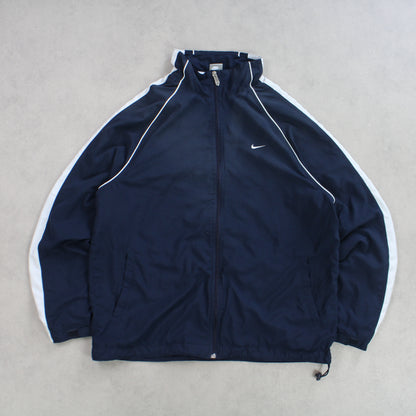 RARE 2000s Nike Track Jacket Navy - (L)