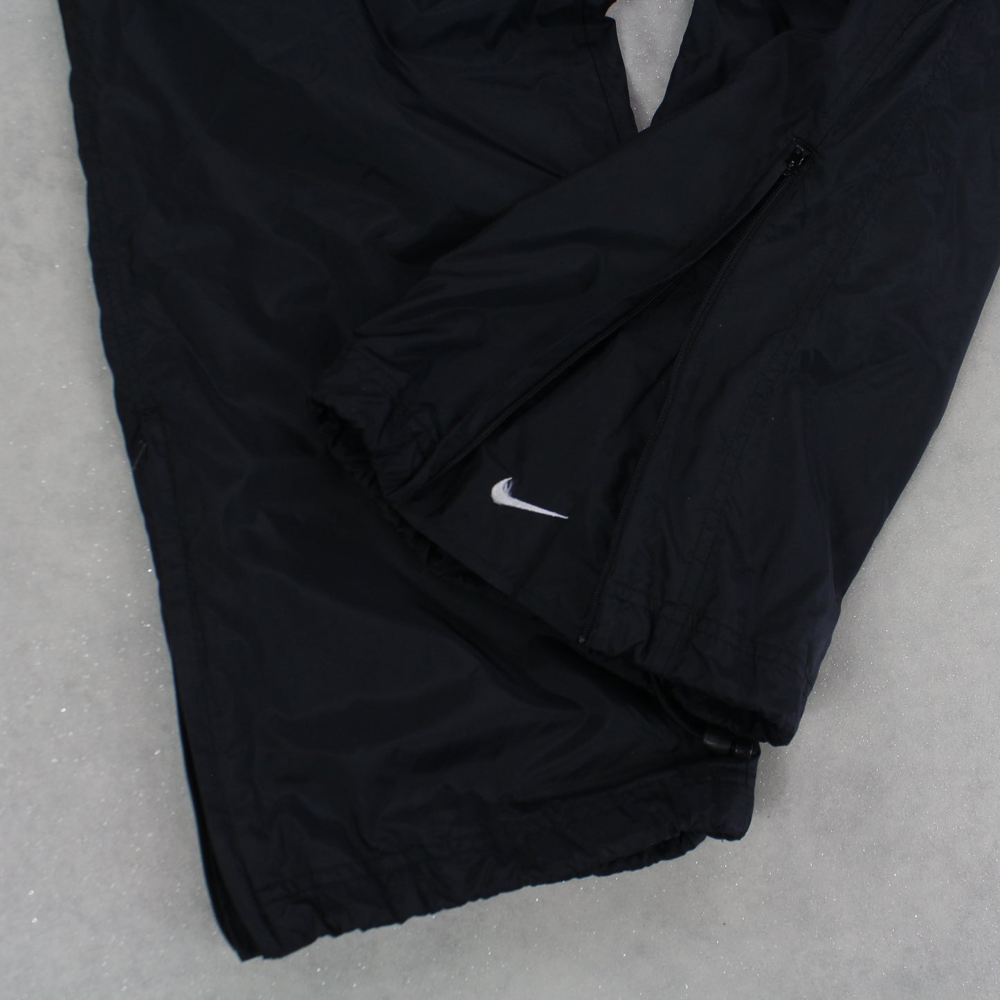 SUPER RARE 2000s Nike Trackpants Black - (L)