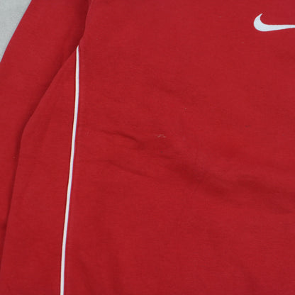 RARE 00s Nike Swoosh Sweatshirt Red - (XL)