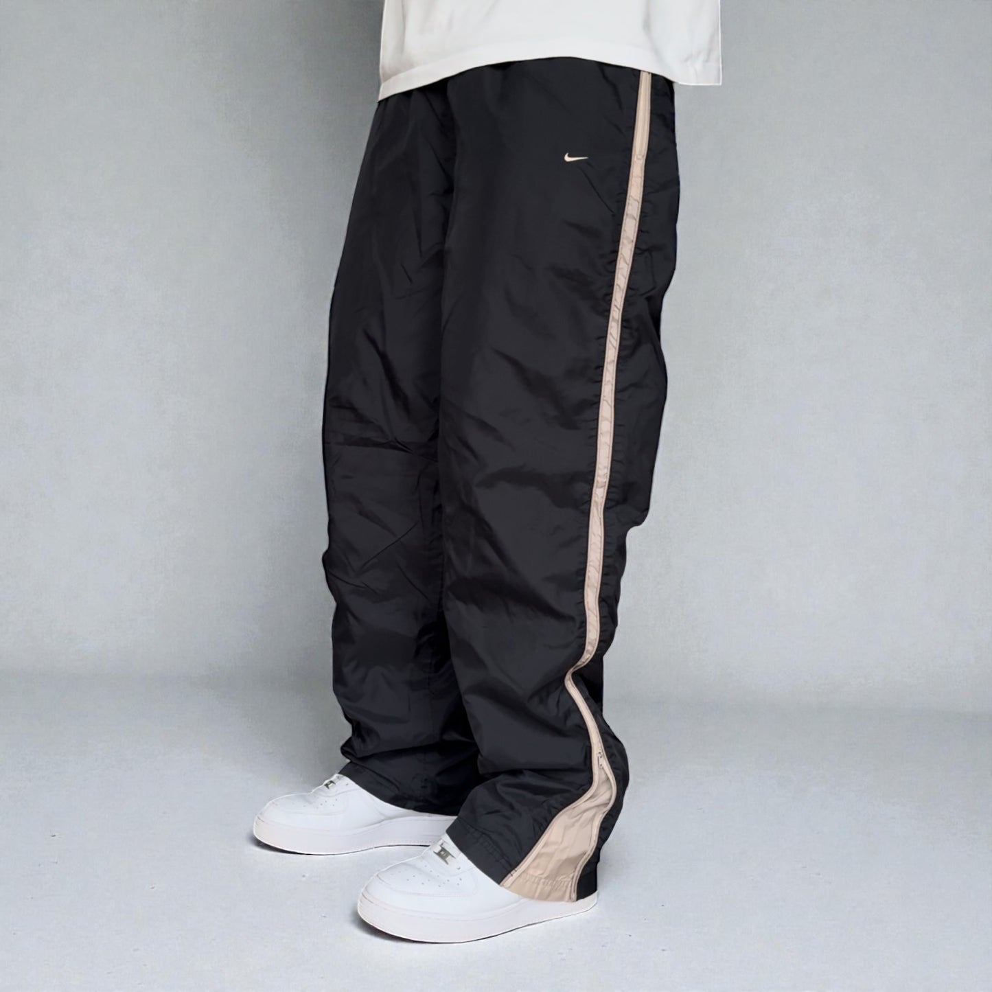 RARE 2000s Nike Trackpants Black - (M)