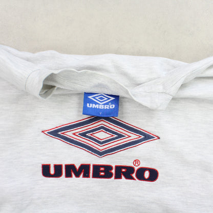 RARE Vintage 1990s Umbro Sweatshirt Grey - (S)