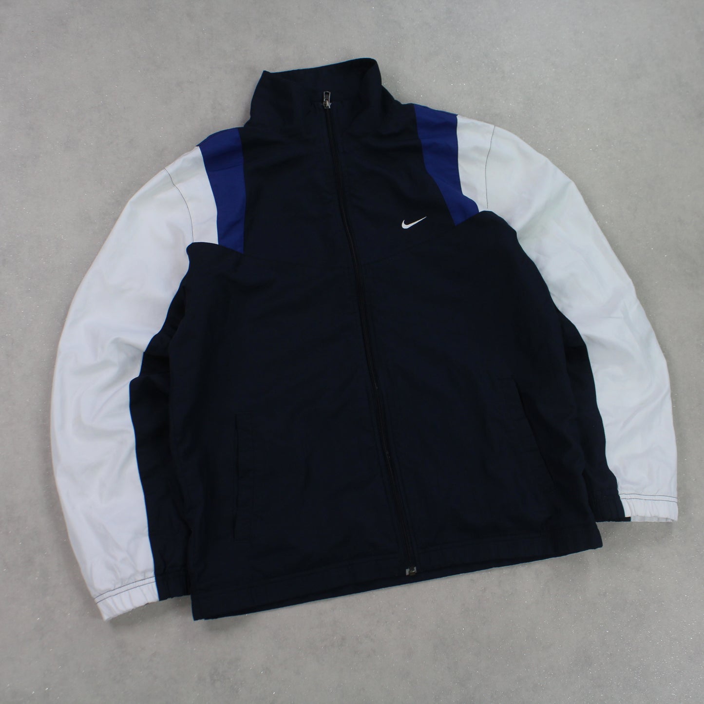 RARE 00s Nike Track Jacket Navy - (S)