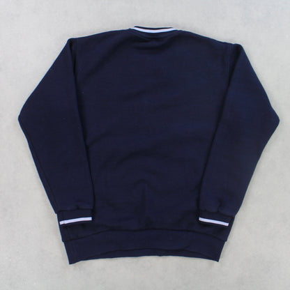 SUPER RARE 90s Nike Sweatshirt Navy - (S)