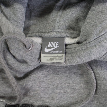 RARE 2000s Nike Hoodie Grey - (L)
