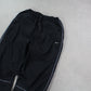 RARE 00s Baggy Nike Trackpants Black - (L)