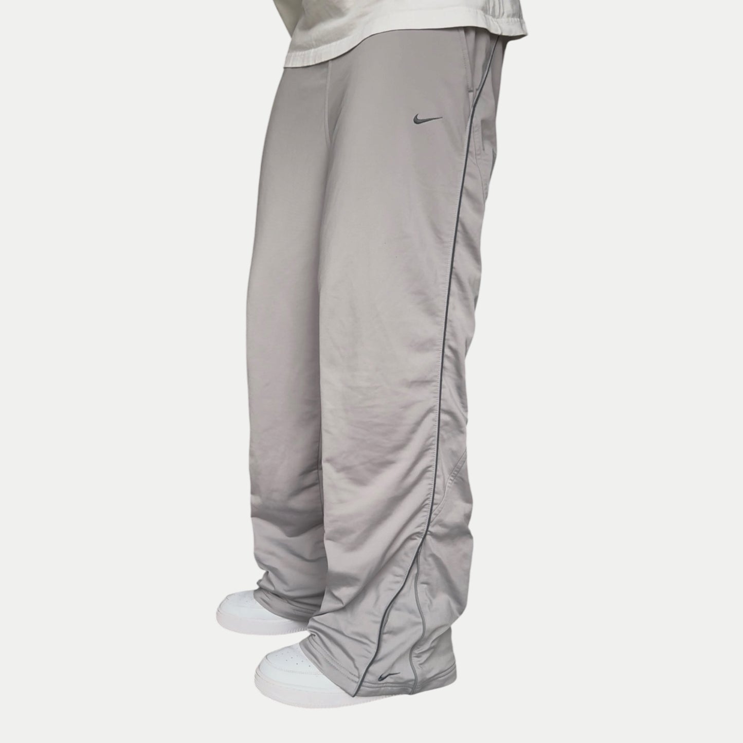 SUPER RARE 2000s Nike Trackpants Grey *PREMIUM* - (M)