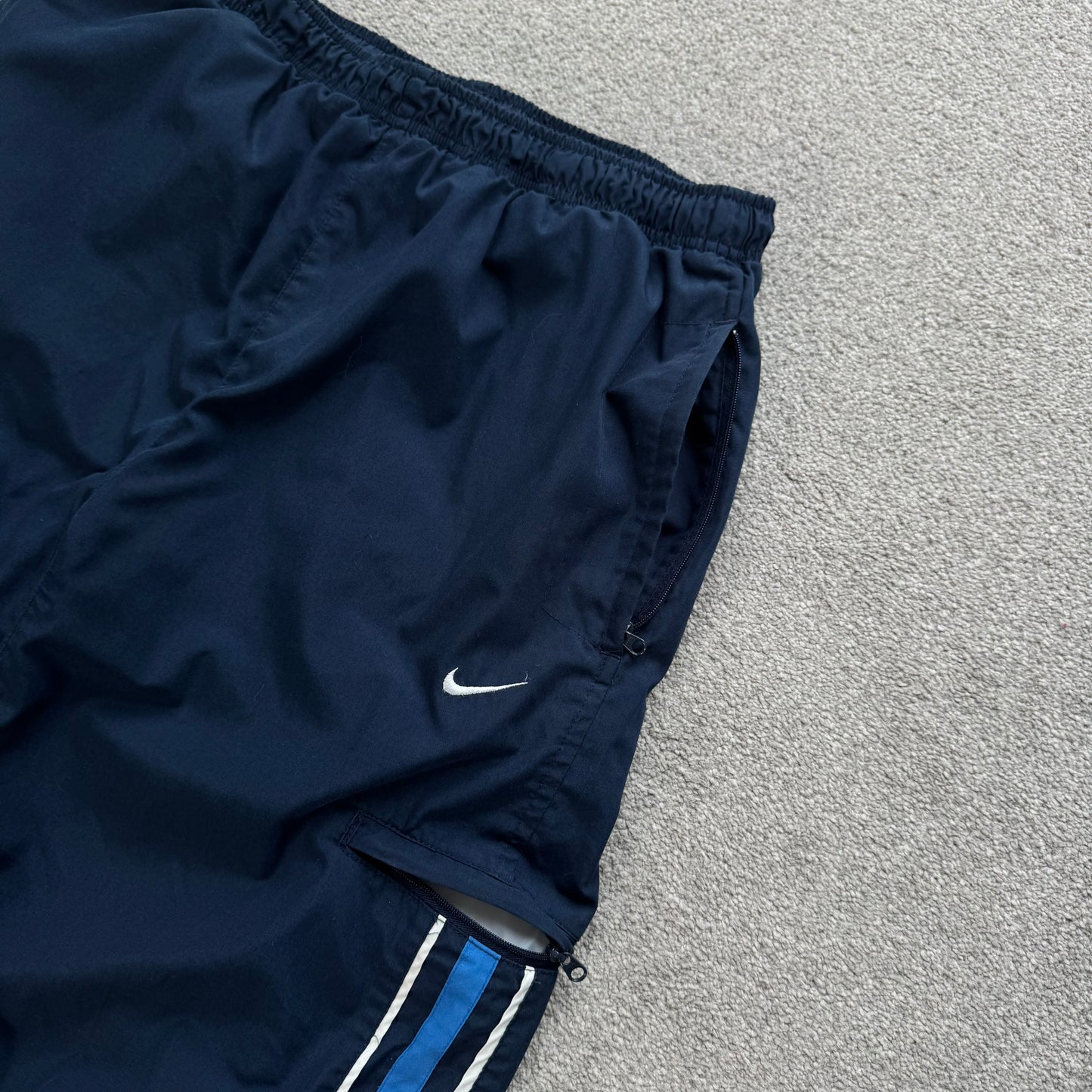 RARE 2000s Nike Trackpants Navy - (S)
