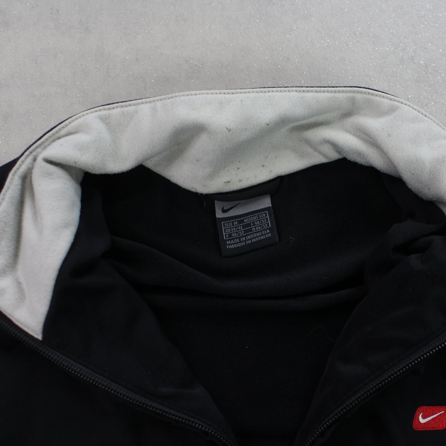 RARE 00s Nike Track Jacket Black - (S)