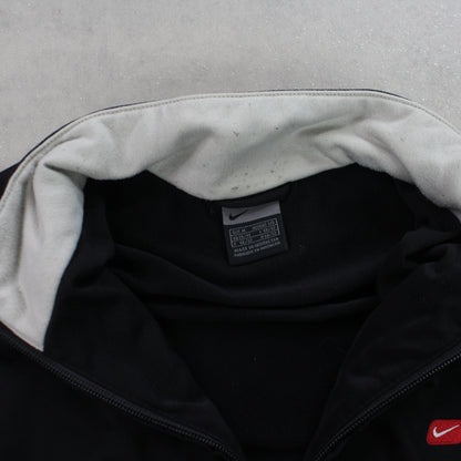 RARE 00s Nike Track Jacket Black - (S)