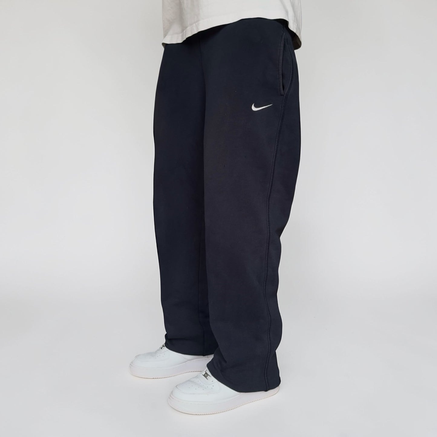 RARE 2000s Nike Joggers Navy - (L)