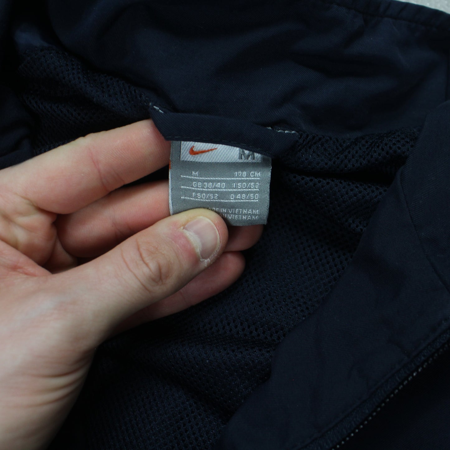 RARE 2000s Nike Track Jacket Navy - (S)