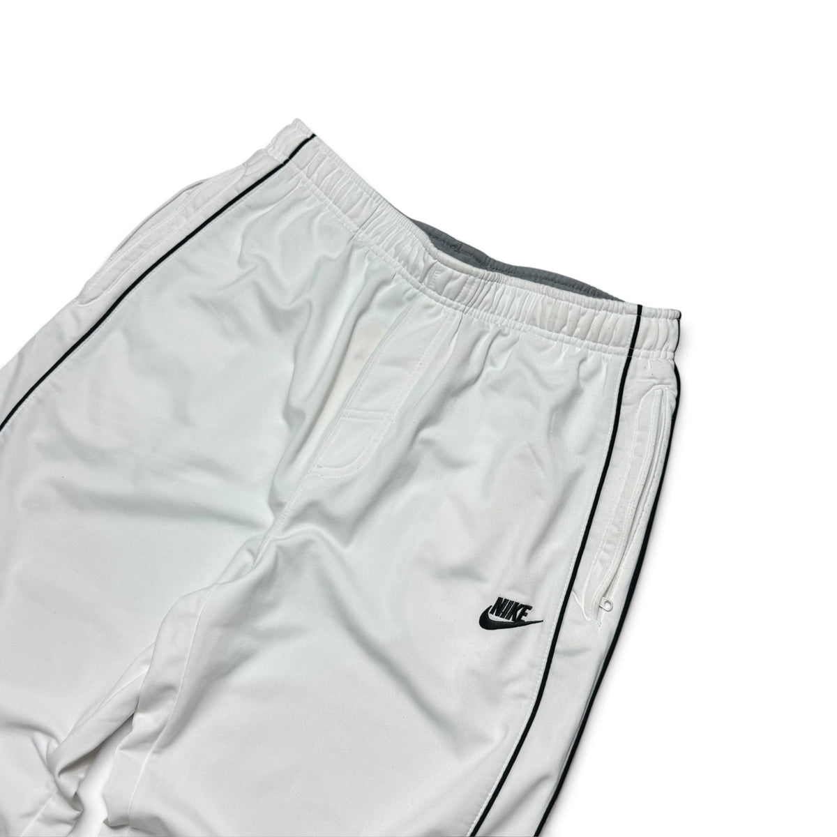 RARE 2000s Nike Trackpants White - (L)