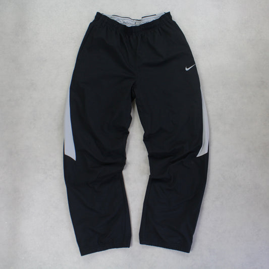 RARE 2000s Nike Trackpants Black - (M)
