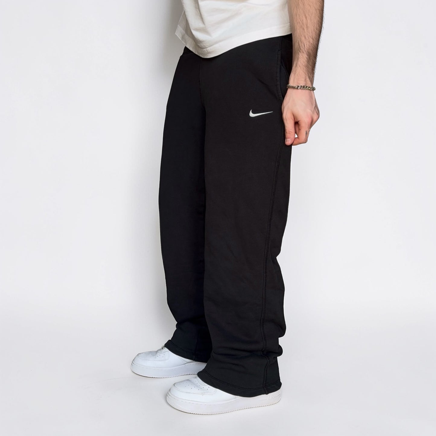 RARE 2000s Nike Joggers Black - (M)