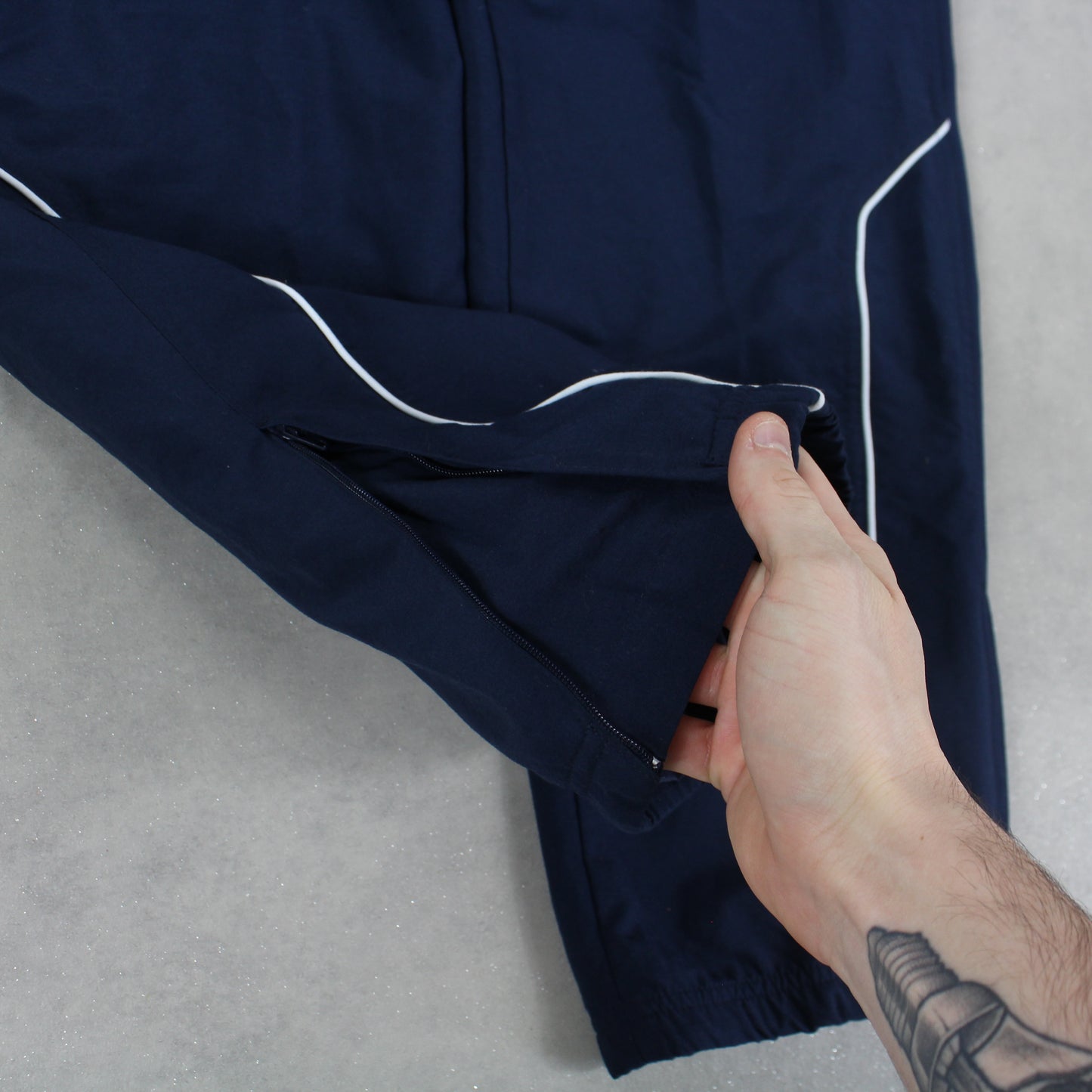 RARE 00s Nike Trackpants Navy - (S)