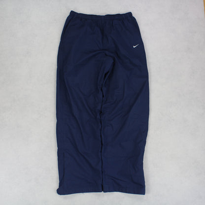 RARE Vintage 00s Nike Trackpants Navy - (L)