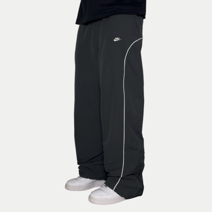 RARE 2000s Baggy Nike Trackpants Grey - (L)