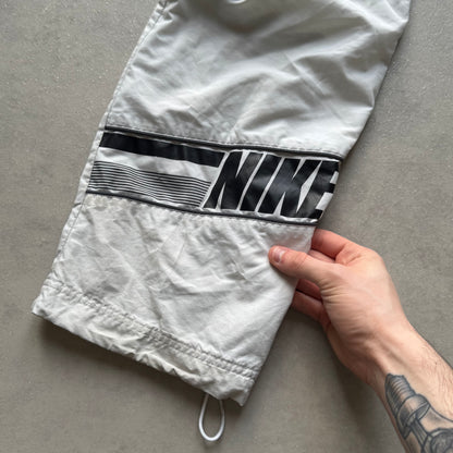 RARE 2000s Nike Trackpants White - (S)